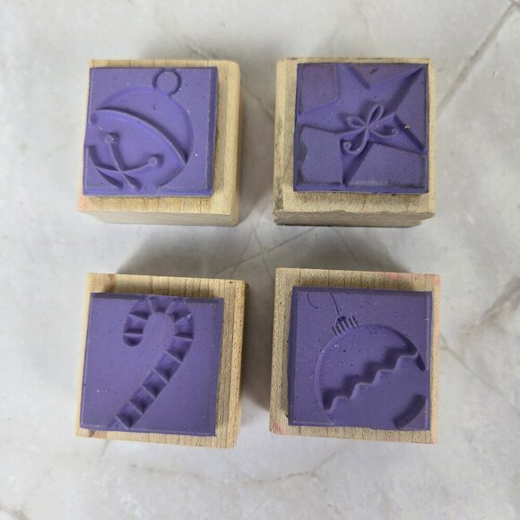 Stampin Up! 2004-2007 Assorted Christmas Stamps Set of 19 Total Holiday Crafts - Picture 5 of 12